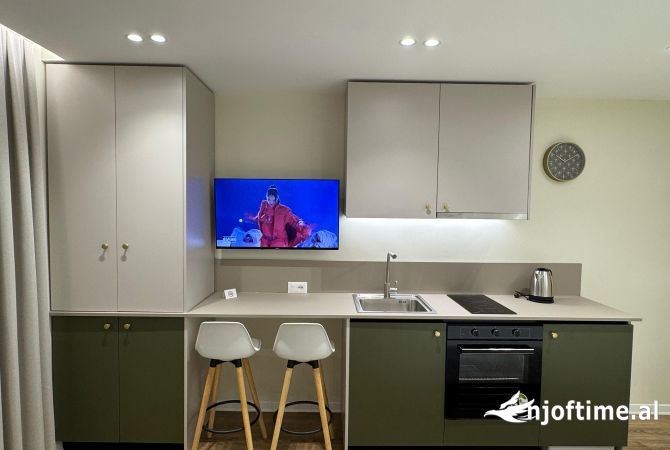 Shtepi ne shitje Apartament ne Tirane, 1+1, Mobilimi E mobiluar, Pagesa 183,999  Euro.