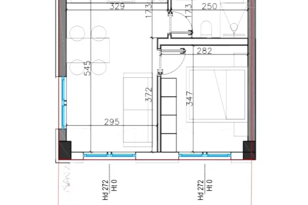 Shtepi ne shitje Apartament ne Himare, 1+1, Mobilimi Bosh, pa mobiluar, Pagesa 173,200  Euro.