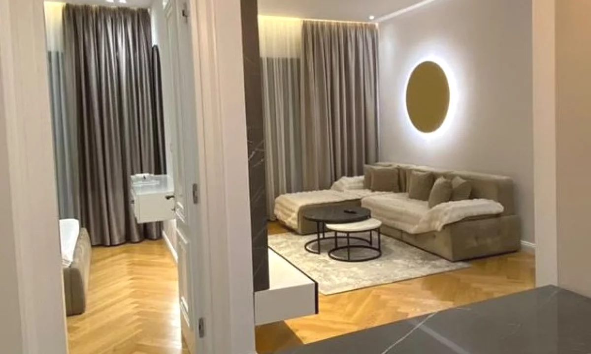Shtepi me qera Apartament ne Tirane, 1+1, Mobilimi E mobiluar, Pagesa 1,200  Leke.