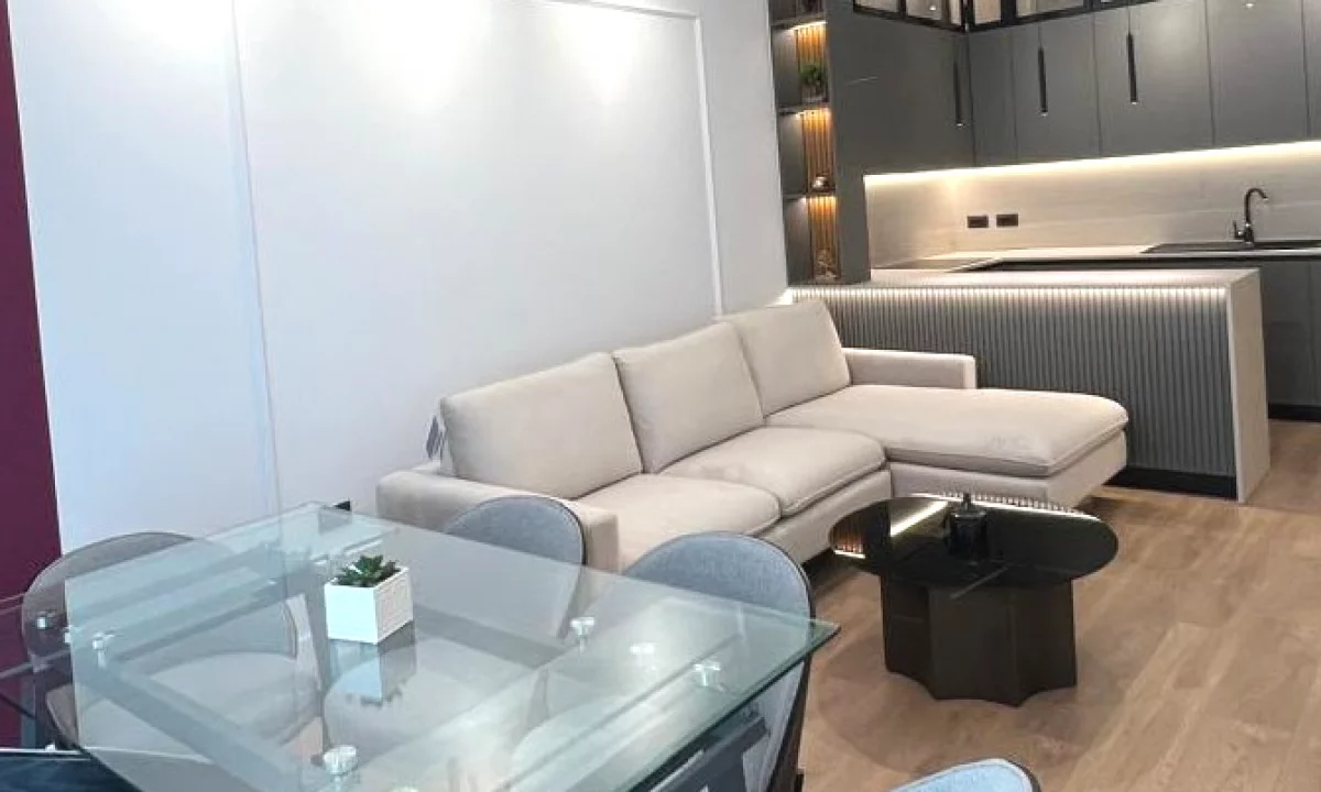 Shtepi me qera Apartament ne Tirane, 1+1, Mobilimi E mobiluar, Pagesa 100,000  Leke.