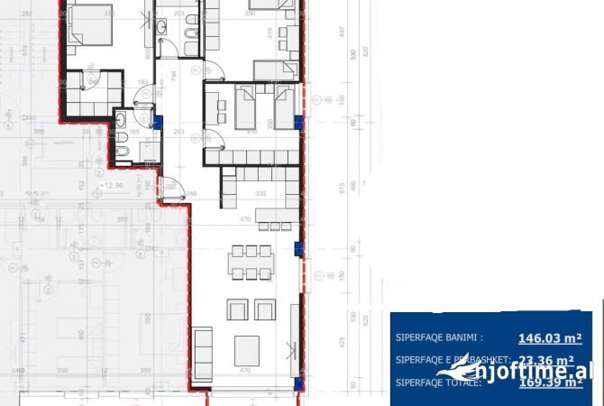 Shitet, Apartament 3+1+2, Kopshti Zoologjik, Tiranë