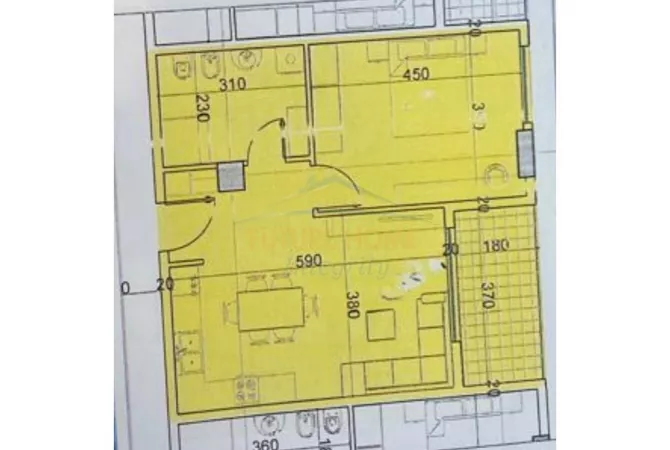 Shtepi ne shitje Apartament ne Tirane, 1+1, Mobilimi Bosh, pa mobiluar, Pagesa 7,700,000  Leke.