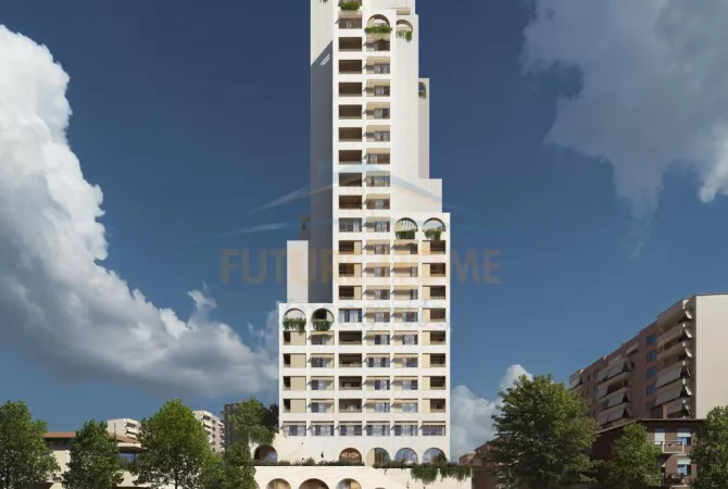 Shitet, Apartament 2+1+2 A.F.A Tower, Tiranë.