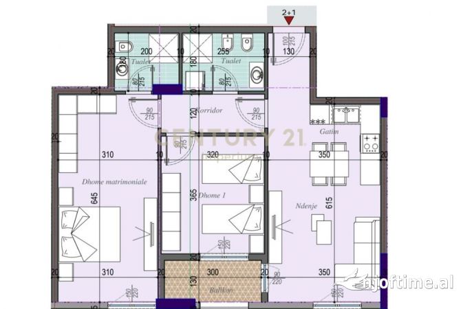 Shtepi ne shitje Apartament ne Tirane, 2+1, Mobilimi Bosh, pa mobiluar, Pagesa 1,288,710  Euro.