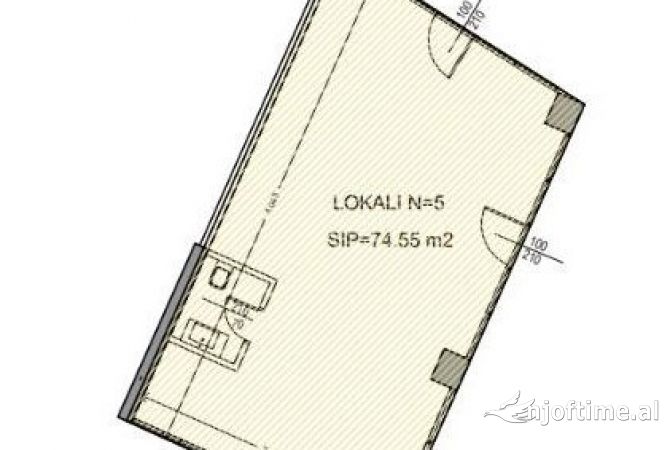 Business Property in Sale 1+1 in Tirana - 450,000 Euro