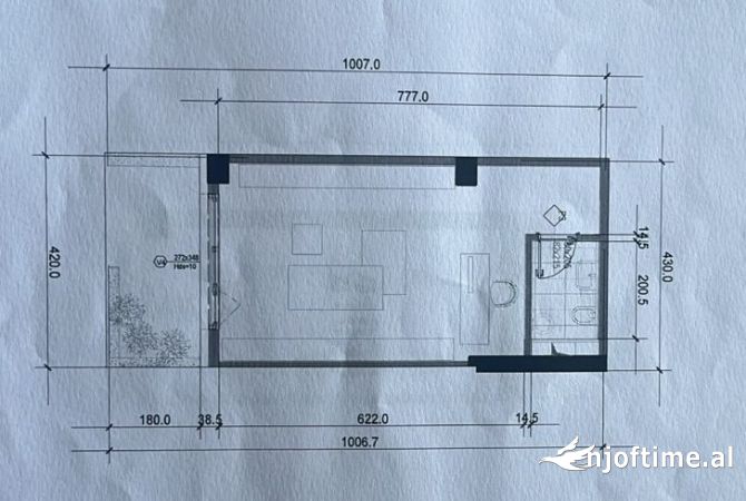 Business Property in Sale 1+1 in Tirana - 85,000 Euro