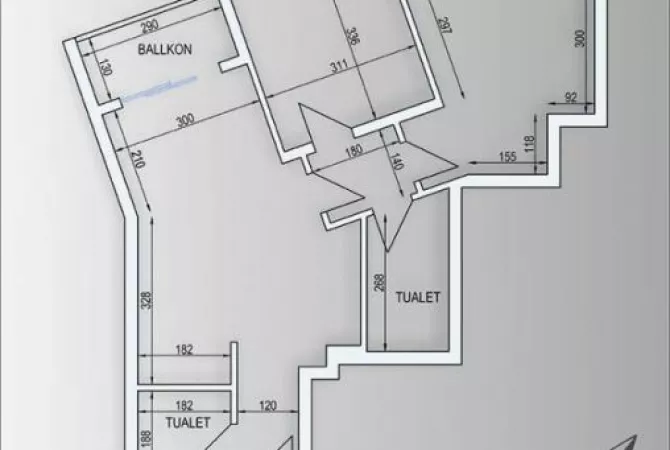 Business Property for Rent 3+1 in Tirana - 850 Euro