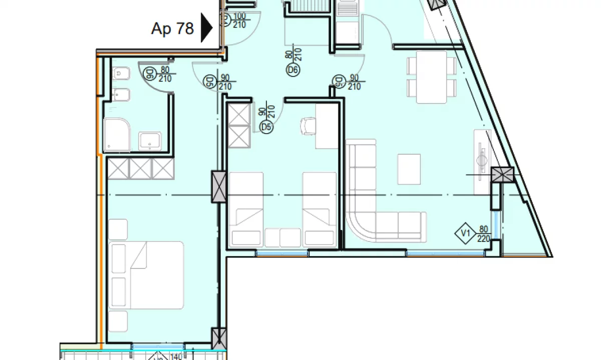 Jepet apartament 2+1+2 per zyre ose banim me qira tek Rruga e Barrikadave , Areela Boutique Hotel , 