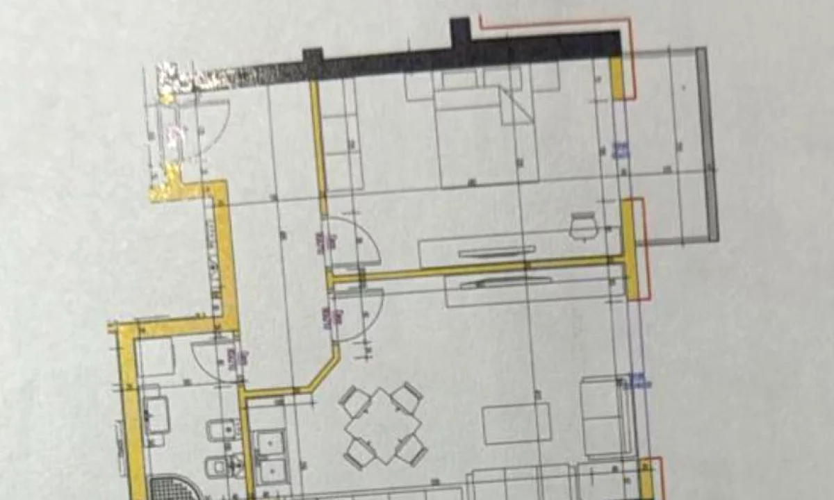 Shtepi ne shitje Apartament ne Tirane, 1+1, Mobilimi Bosh, pa mobiluar, Pagesa 112,420  Euro.