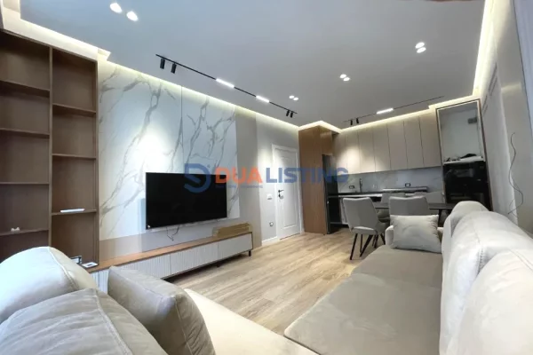 Jepet apartament luksoz 1+1 me qira tek Liqeni i Thate .