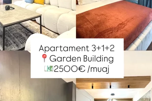 Shtepi me qera 3+1 ne Tirane - 2,500 Euro