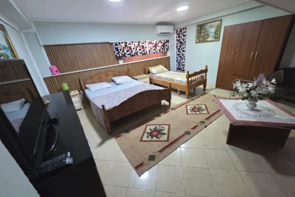 Jepet apartament 1+1 me qira tek Rruga Myslym Shyri , prane Tenis Tirana.