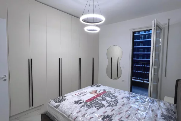 Jepet me Qira Apartament 1+1 Rruga Don Bosko Kompleksi Trio Tower, pranë Fiore di Bosco , Laprake , 