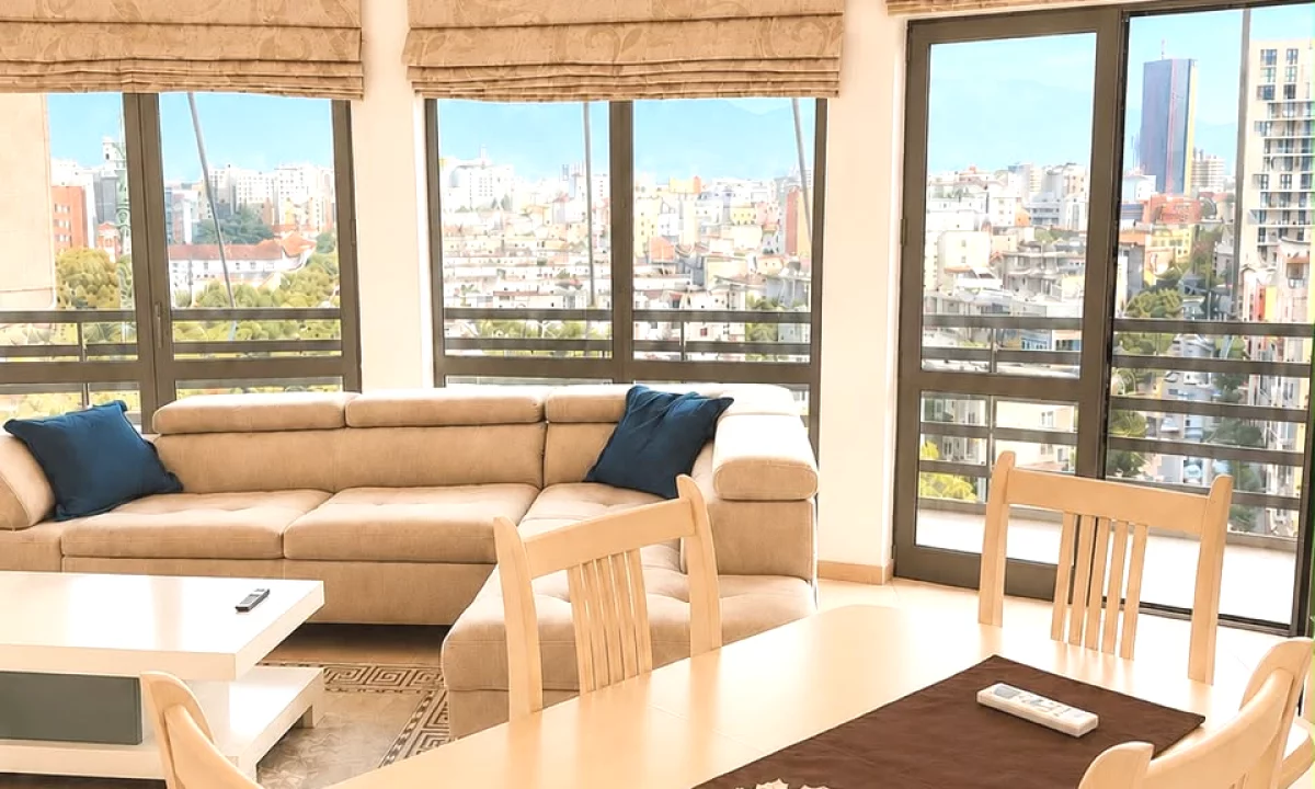 Shtepi me qera Apartament ne Tirane, 2+1, Mobilimi E mobiluar, Pagesa 800  Euro.