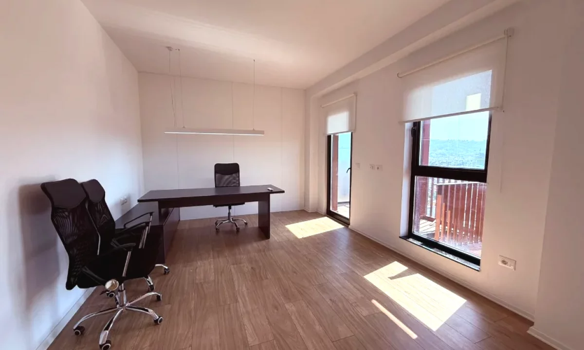 Jepet apartament 2+1+2 per zyre me qira tek Rezidenca Garden Building , Rruga e Kavajes .