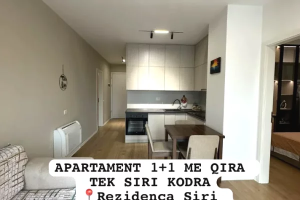 Shtepi me qera 1+1 ne Tirane - 650 Euro