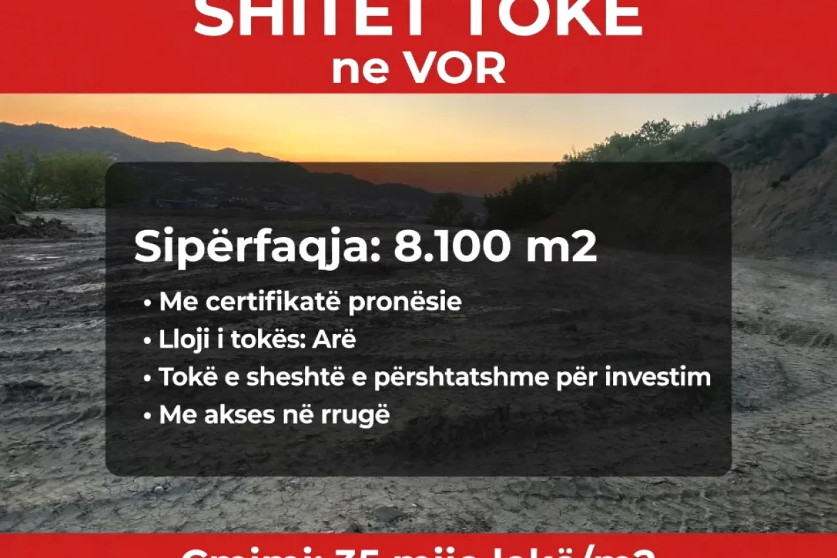 Shitet toke are ne Vore .