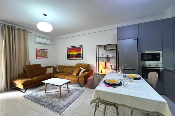 Jepet apartament 1+1 me qira tek Liqeni i Thate##600Leke##58