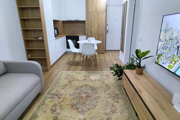 Jepet apartament 1+1 me qira tek Kompleksi Kontakt , Ali Demi##500leke