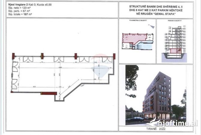 Business Property in Sale 1+1 in Tirana - 450,000 Euro