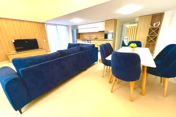 Shtepi me qera Duplex(shtepi me 2 kate) ne Tirane, 2+1, Mobilimi E mobiluar, Pagesa 1,401  Euro.