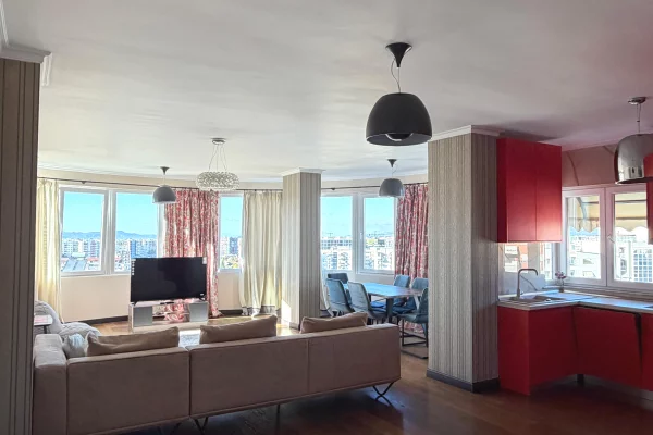 Shtepi me qera Apartament ne Tirane, 2+1, Mobilimi E mobiluar, Pagesa 75,000  Leke.