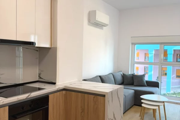 Shtepi me qera Apartament ne Tirane, 1+1, Mobilimi E mobiluar, Pagesa 45,000  Leke.