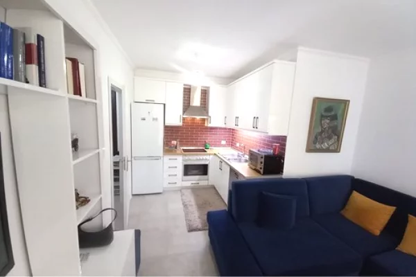 Shtepi me qera Apartament ne Tirane, 1+1, Mobilimi E mobiluar, Pagesa 40,000  Leke.