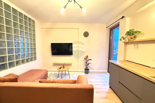 Shtepi me qera Apartament ne Tirane, 1+1, Mobilimi E mobiluar, Pagesa 570  Euro.