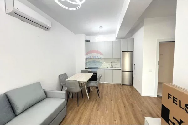 Shtepi me qera Apartament ne Tirane, 1+1, Mobilimi E mobiluar, Pagesa 43,000  Leke.