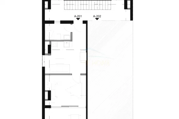 Shtepi ne shitje Apartament ne Tirane, 1+1, Mobilimi Bosh, pa mobiluar, Pagesa 201,000  Euro.