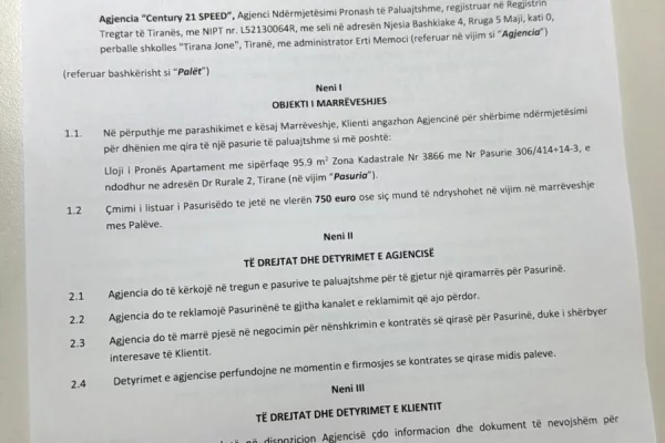 Shtepi me qera Apartament ne Tirane, 2+1, Mobilimi E mobiluar, Pagesa 750  Euro.