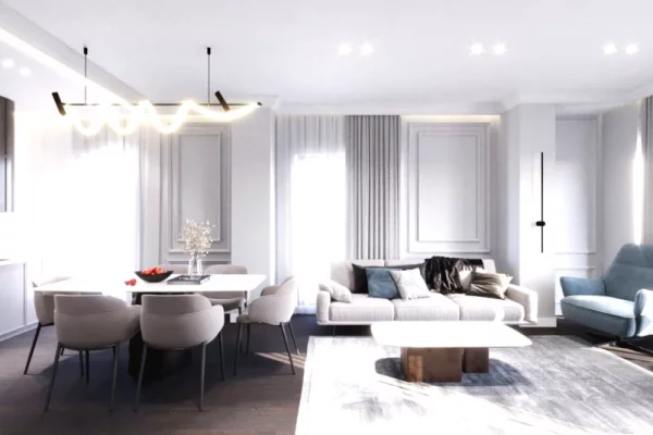 Shtepi ne shitje Apartament ne Tirane, 2+1, Mobilimi Bosh, pa mobiluar, Pagesa 297,000  Euro.