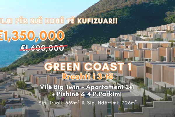 Shtepi ne shitje 3+1 ne Tirane - 1,350,000 Euro