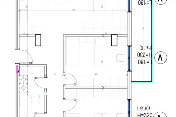 Apartment for sale in Tirana 3+1, Emty