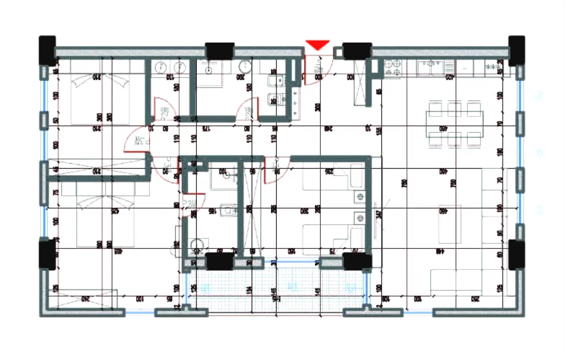 Shtepi ne shitje Apartament ne Tirane, 2+1, Mobilimi Bosh, pa mobiluar, Pagesa 385,290  Euro.