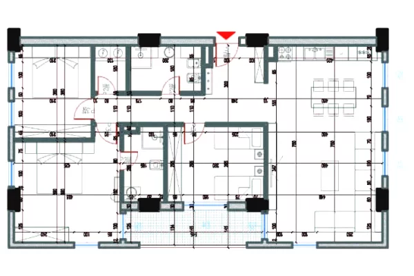 Shitet: 3+1+2wc & Ballkon( 143m2) 📍Kristal Center || Ne Faze Karabinaje, K2  