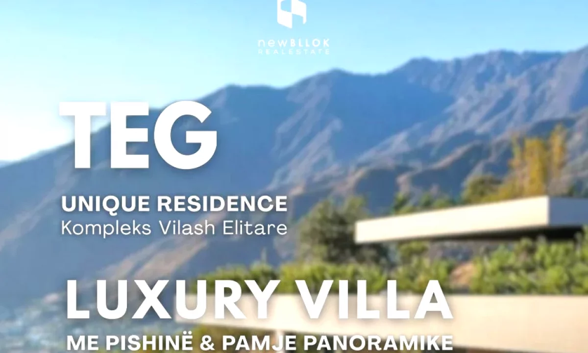 Luxury villas for sale in Tirana 5+1, Emty