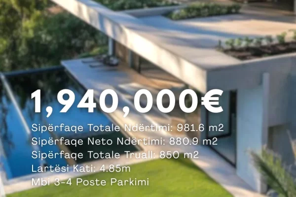 Luxury villas for sale in Tirana 5+1, Emty