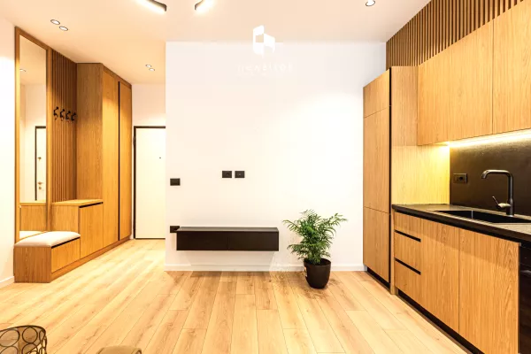 Shtepi ne shitje Apartament ne Tirane, 1+1, Mobilimi E mobiluar, Pagesa 121,500  Euro.