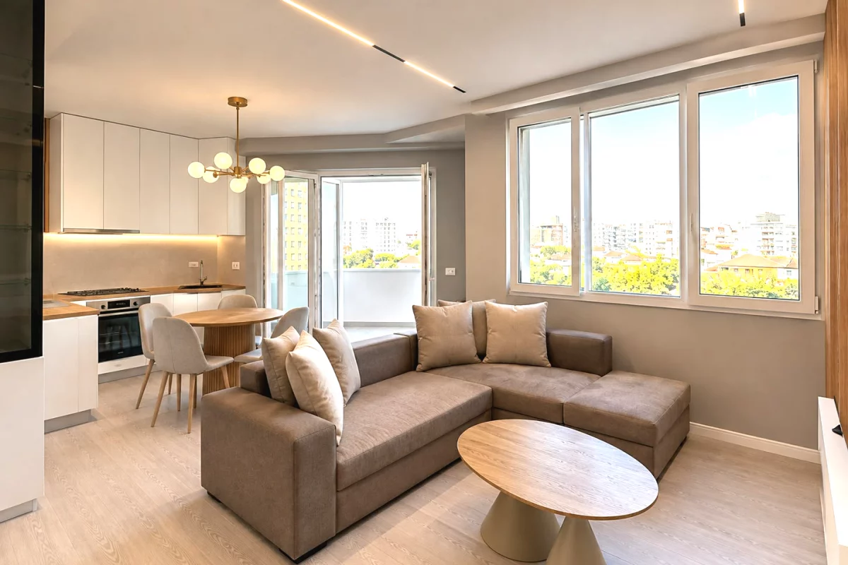 Shtepi me qera Apartament ne Tirane, 1+1, Mobilimi E mobiluar, Pagesa 65,000  Leke.