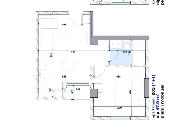 Appartamento in vendita a Himara 1+1, Vuoto