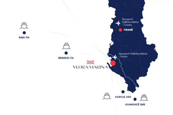 Shtepi ne shitje Apartament ne Vlore, 1+1, Mobilimi Bosh, pa mobiluar, Pagesa 430,000  Euro.