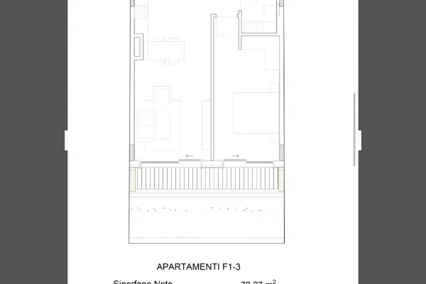 Shtepi ne shitje Apartament ne Himare, 1+1, Mobilimi Bosh, pa mobiluar, Pagesa 396,900  Euro.