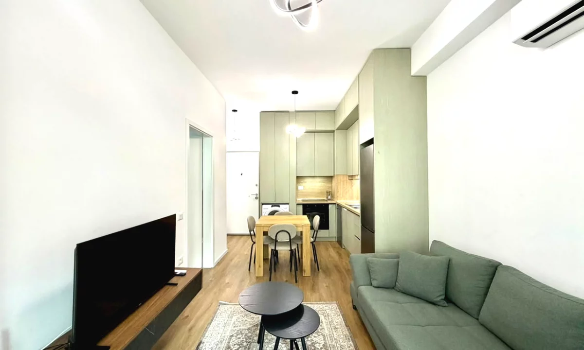 Shtepi me qera Apartament ne Tirane, 1+1, Mobilimi E mobiluar, Pagesa 45,000  Leke.