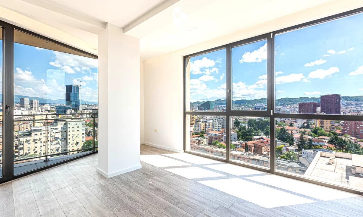 ✨️For Rent: Elite Office 202m2 ⭐️ 2 Parkings 3 WC🚾 / VERANDA - Floor 12📍 GOLDEN TOWER (MINE PEZA RESIDENCE) 🌇 Euro2000 NET/Month 💥