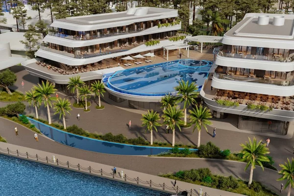 Shitet: 2+1 & Ballkon📍Gjiri Lalzit - Porto Lalzi | Yacht Lifestyle (117m2) €258,280