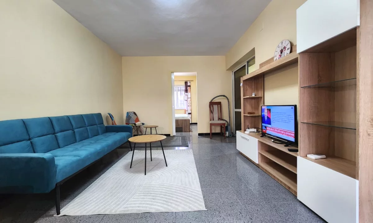 Shtepi me qera Apartament ne Tirane, 1+1, Mobilimi E mobiluar, Pagesa 55,000  Leke.