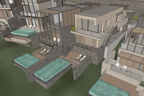 Shtepi ne shitje Vila Luksoze ne Himare, 5+1, Mobilimi Bosh, pa mobiluar, Pagesa 1,223,000  Euro.