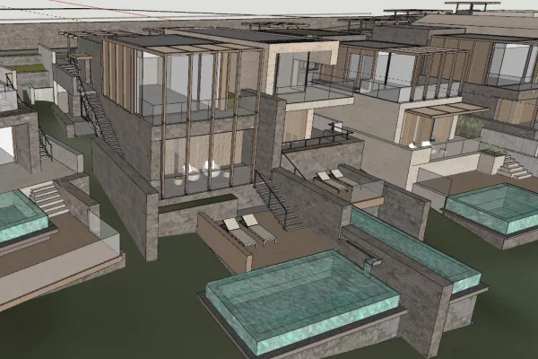 Shtepi ne shitje Vila Luksoze ne Himare, 5+1, Mobilimi Bosh, pa mobiluar, Pagesa 1,223,000  Euro.